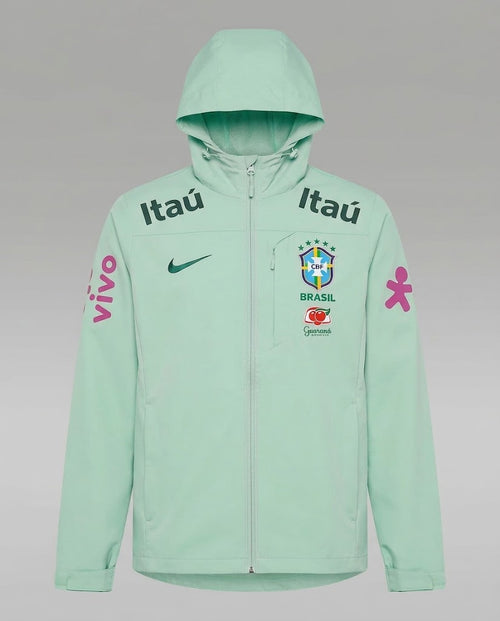 Veste Brazil Signature coloris vert menthe style urbain